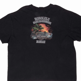 Fashionable Look VINTAGE HARLEY DAVIDSON HONOLULU HAWAII 2014 TEE SHIRT 2XL