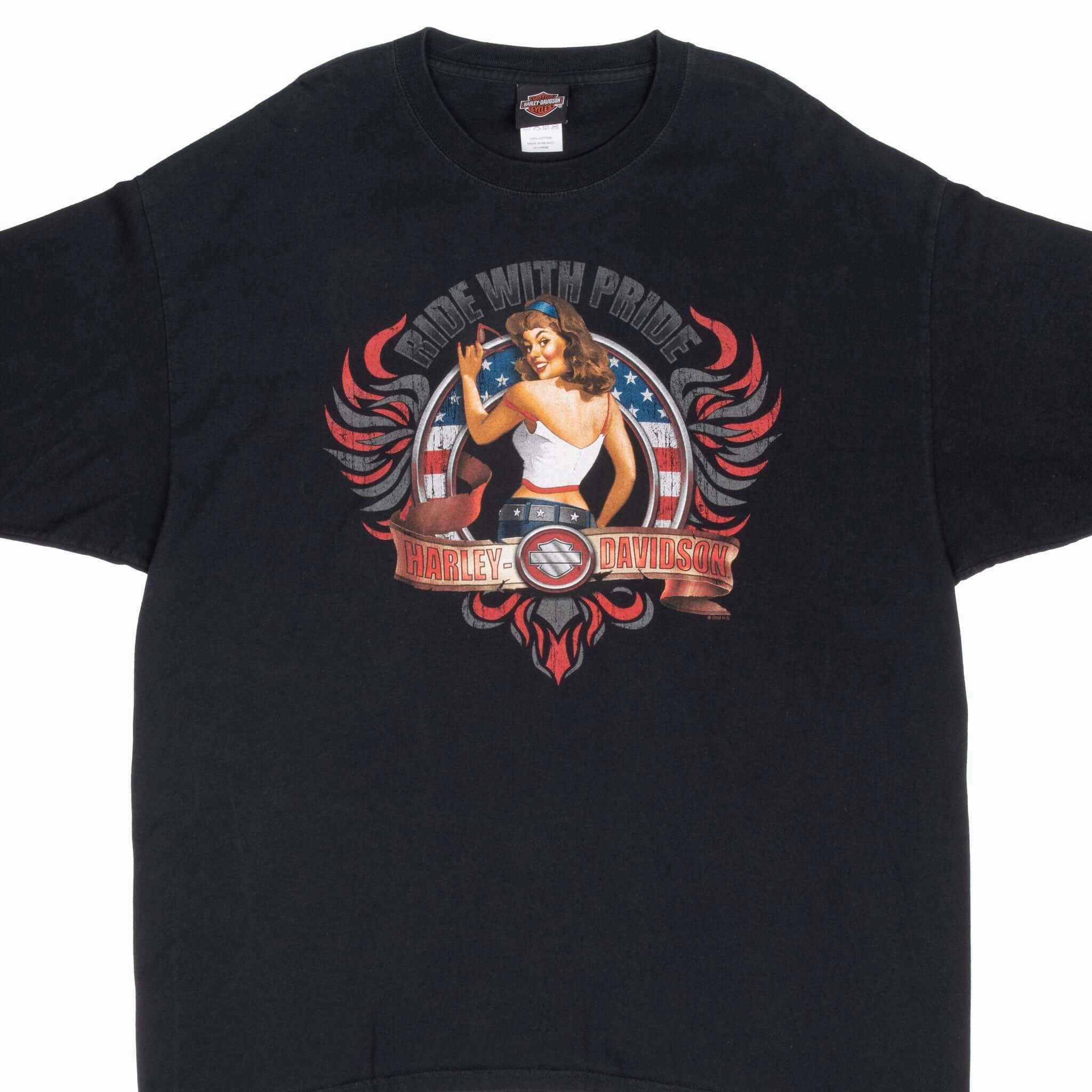 VINTAGE HARLEY DAVIDSON SAN DIEGO CALIFORNIA TEE SHIRT 2008 XL Casual Active Sporty Comfort