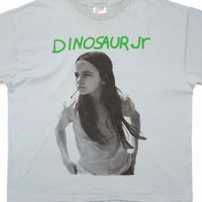 VINTAGE SONIC YOUTH DINOSAUR JR TEE SHIRT 1992 SIZE LARGE simple design
