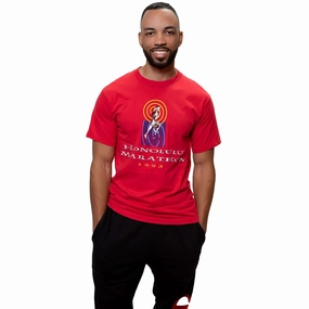 VINTAGE NIKE HONOLULU MARATHON TEE SHIRT 1995 SIZE MEDIUM MADE IN USA Long sleeved warmth