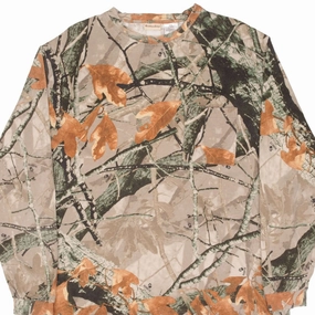 outdoor concert SustainableManufacturing VINTAGE HUNTING FUSION 3D CAMO LONG SLEEVE POCKET TEE SHIRT SIZE XL