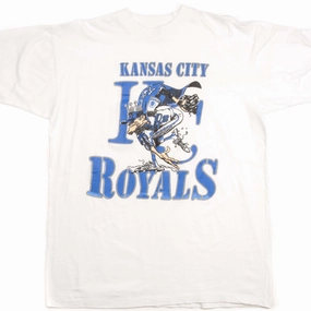 Trendy All-Day Stylish Design VINTAGE MLB KANSAS CITY ROYALS TEE SHIRT SIZE LARGE