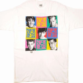 VINTAGE NEW KIDS ON THE BLOCK TEE SHIRT SIZE XL MADE IN CANADA quick-drying