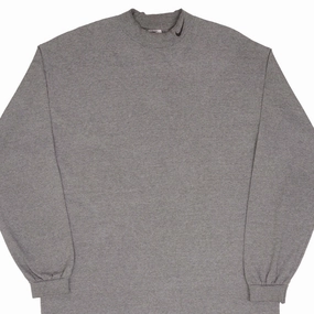 VINTAGE NIKE LONG SLEEVE TURTLE NECK DARK GREY TEE SHIRT 1990S SIZE XL MADE USA Casual Layer Wear