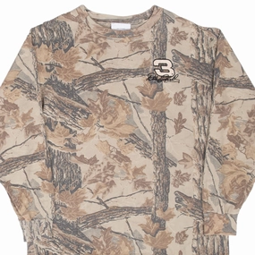 Sporty Fashion VINTAGE NASCAR DALE EARNHARDT REALTREE CAMO LONG SLEEVE TEE SHIRT 1990S LARGE