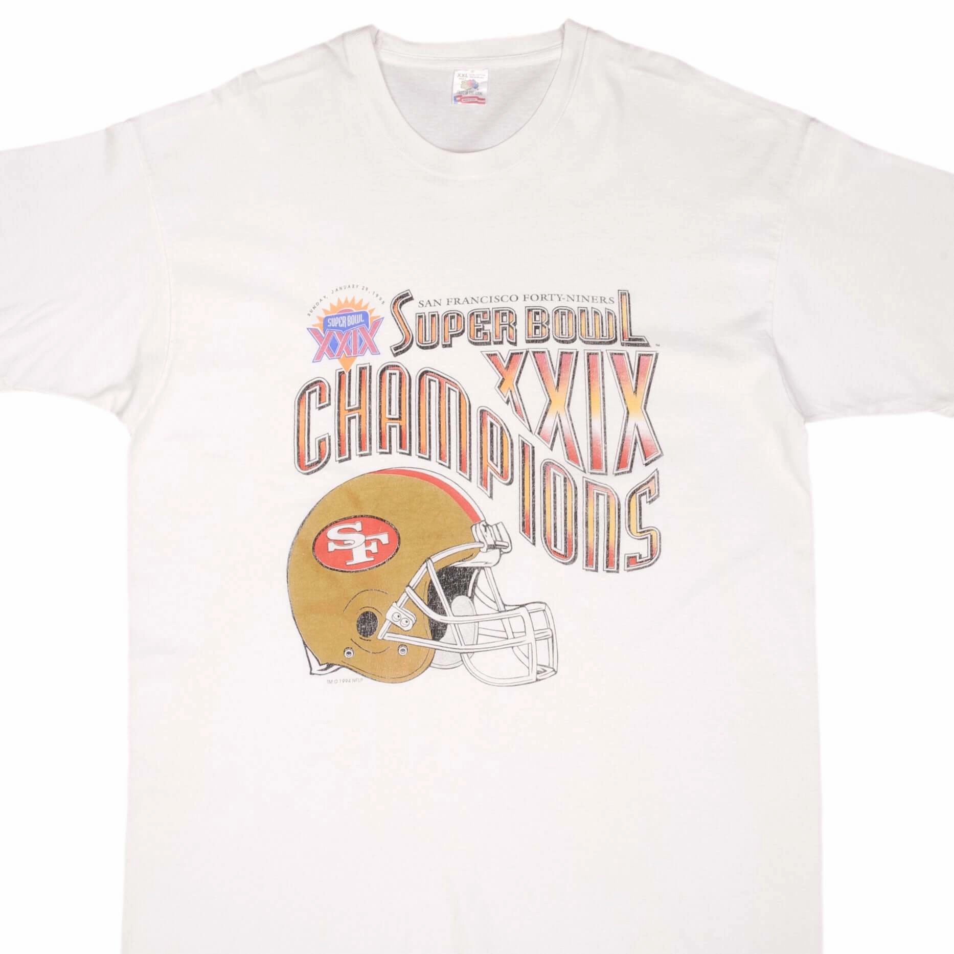 Bold Style VINTAGE NFL SAN FRANCISCO 49ERS SUPER BOWL CHAMPIONS 1995 TEE SHIRT XL MADE USA