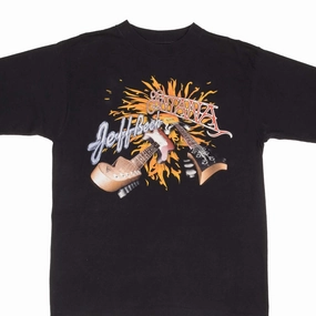 VINTAGE JEFF BECK SANTANA TOUR 1996 TEE SHIRT SIZE LARGE MADE IN USA UltraLightweight