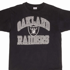 Everyday Casual SlimFitDesign VINTAGE NFL OAKLAND RAIDERS TEE SHIRT 1990S SIZE XL