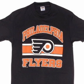 VINTAGE  NHL PHILADELPHIA FLYERS 1988 TEE SHIRT SIZE SMALL MADE IN USA MicroPiqueKnit