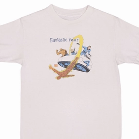 VINTAGE MARVEL COMICS FANTASTIC FOUR TEE SHIRT 1990S SIZE SMALL comfortable top Layered Style