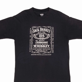 Organic Cotton Chill Style VINTAGE JACK DANIEL'S TENNESSEE WHISKEY TEE SHIRT 1980S SIZE MEDIUM MADE IN USA