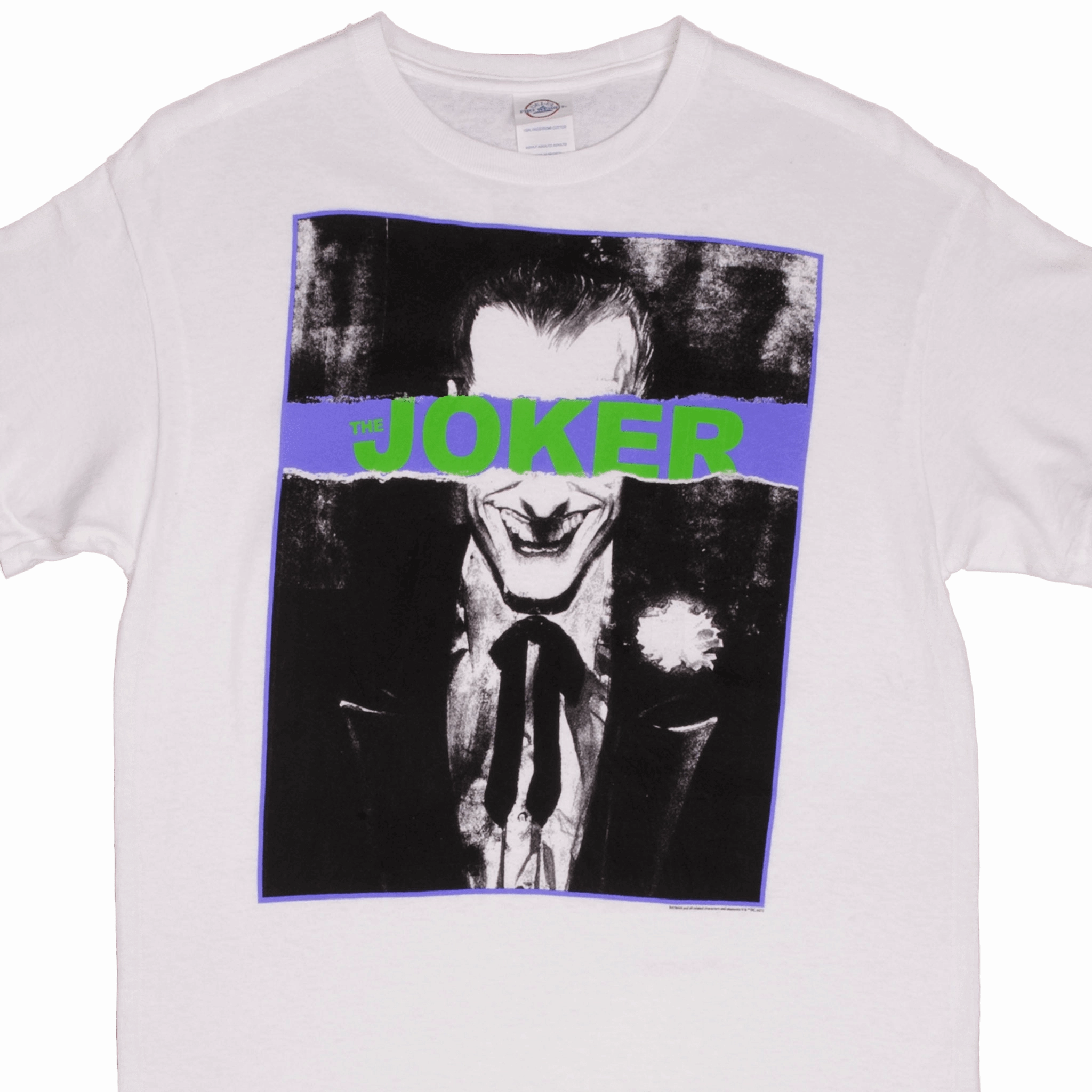 VINTAGE BATMAN MOVIE THE DARK KNIGHT THE JOKER TEE SHIRT SIZE MEDIUM LightweightBlend