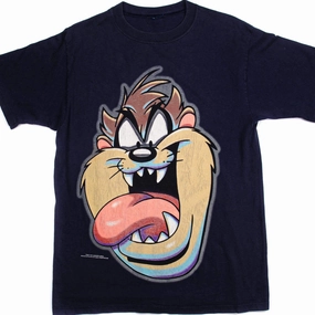VINTAGE LOONEY TUNES TAZ TEE SHIRT 1995 SIZE LARGE Recycled Polyester