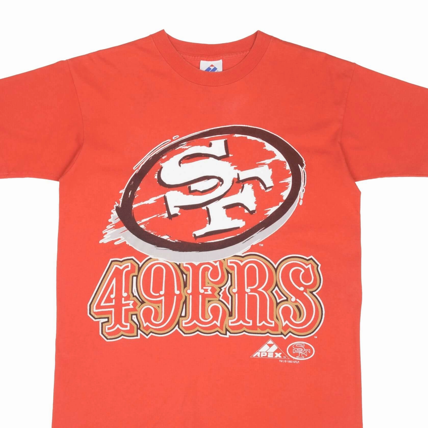 VINTAGE NFL SAN FRANCISCO 49ERS 1993 TEE SHIRT SIZE MEDIUM MADE IN USA Sleek Comfort Fit Comfortable Design