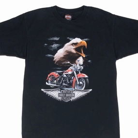 Reinforced Shoulders Perfect for Vacation VINTAGE HARLEY DAVIDSON LAS VEGAS TEE SHIRT 1990S LARGE MADE IN USA