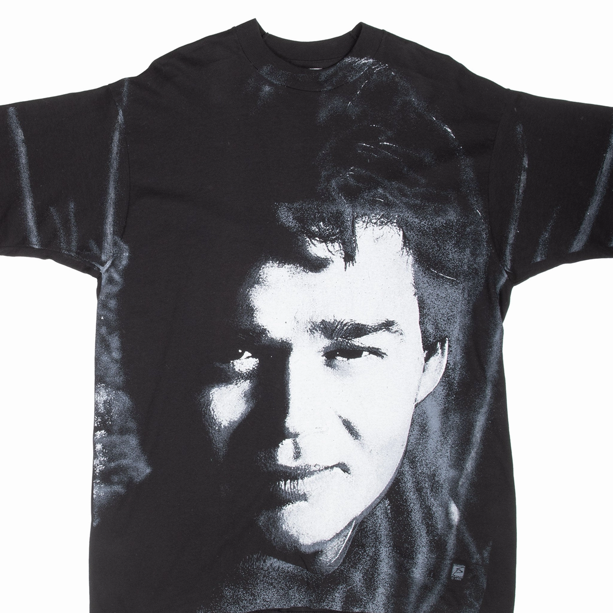 VINTAGE ALL OVER PRINT DOUG STONE 1993 TEE SHIRT XL MADE IN USA Scoop neck