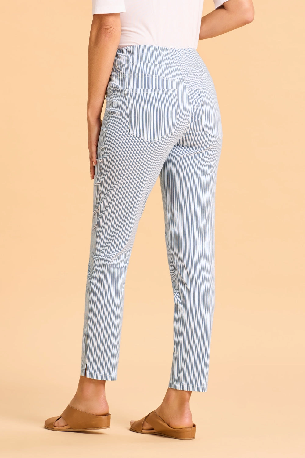 Bengajean? 7/8 Seersucker - Navy and White Stripe ArticulatedJoints