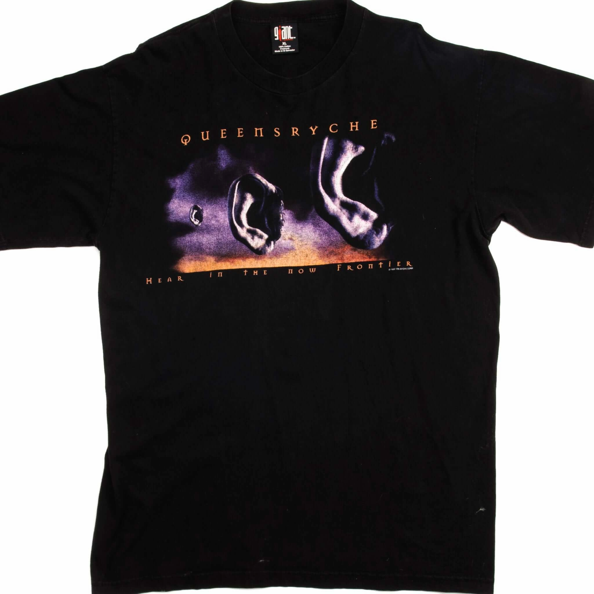 Chic Comfort Style Layered Style VINTAGE QUEENSRYCHE HEAR IN THE NOW FRONTIER TEE SHIRT 1997 SIZE XL