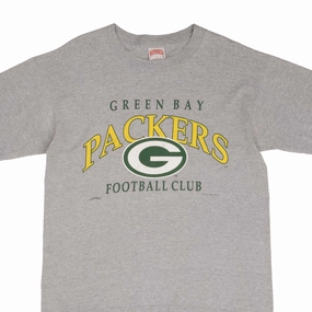 VINTAGE NFL GREEN BAY PACKERS 1995 TEE SHIRT SIZE LARGE MADE IN USA Trendy Design Button Down