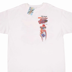 VINTAGE SUPER CHEVY CHEVROLET SHOW DENVER 2003 TEE SHIRT 1990S 2XL DEADSTOCK SlimFitDesign sports activity