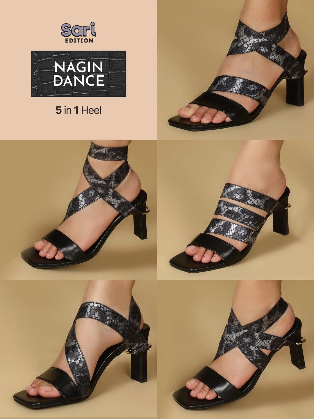 Sexy Platform Heels Nagin Dance 5 in 1 Heels