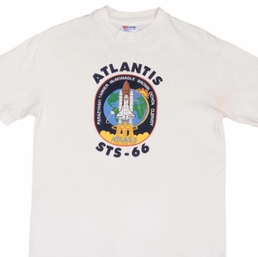VINTAGE ATLANTIS STS66 LAUNCH NASA TEE SHIRT 1994 SIZE SMALL MADE IN USA Quick Dry Wear