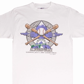 Relaxed Comfort Wear Quick Comfort Wear VINTAGE MLB COLORADO ROCKIES ALL STAR GAME TEE SHIRT 1998 SIZE MEDIUM