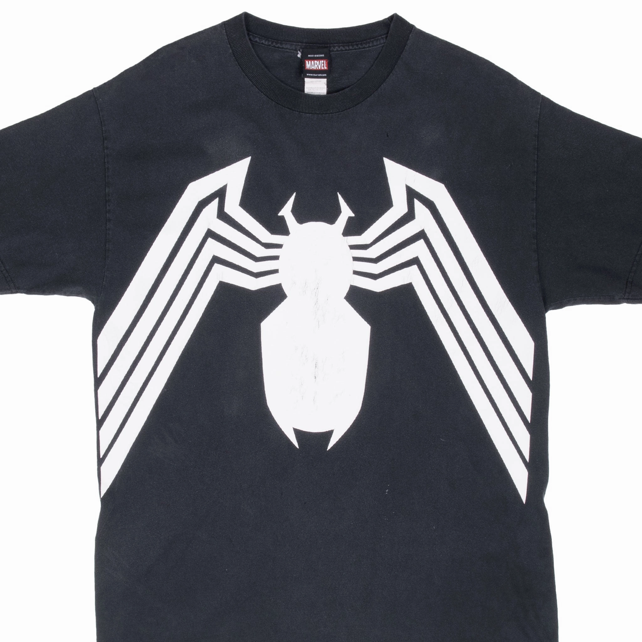 VINTAGE MARVEL SPIDERMAN ALL OVER PRINT TEE SHIRT 2000S LARGE NonIronTechnology