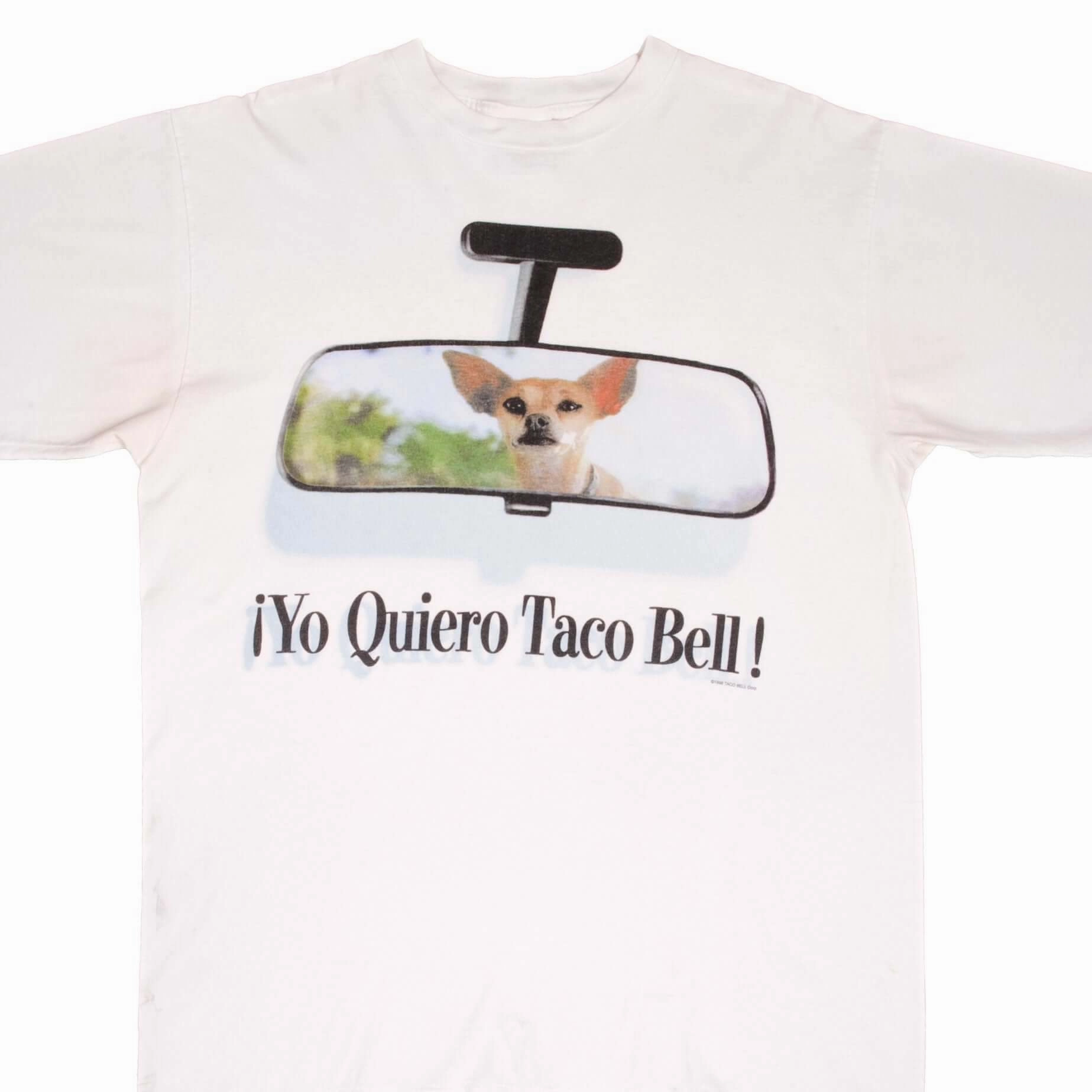 Airflow Mesh Panels Cool Comfort VINTAGE YO QUIERO TACO BELL DOG TEE SHIRT 1993 2XL MADE USA