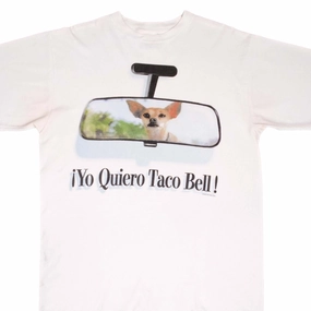 Airflow Mesh Panels Cool Comfort VINTAGE YO QUIERO TACO BELL DOG TEE SHIRT 1993 2XL MADE USA
