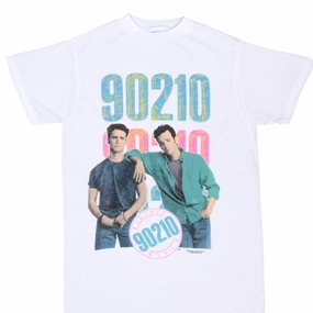 Soft touch finish Layering Essential VINTAGE TV SHOW BEVERLY HILLS 90210 TEE SHIRT 1990S MEDIUM MADE IN USA