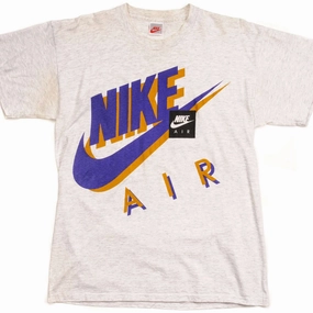VINTAGE NIKE AIR TEE SHIRT 1988/1993 SIZE LARGE MADE IN USA Comfy Apparel Evergreen
