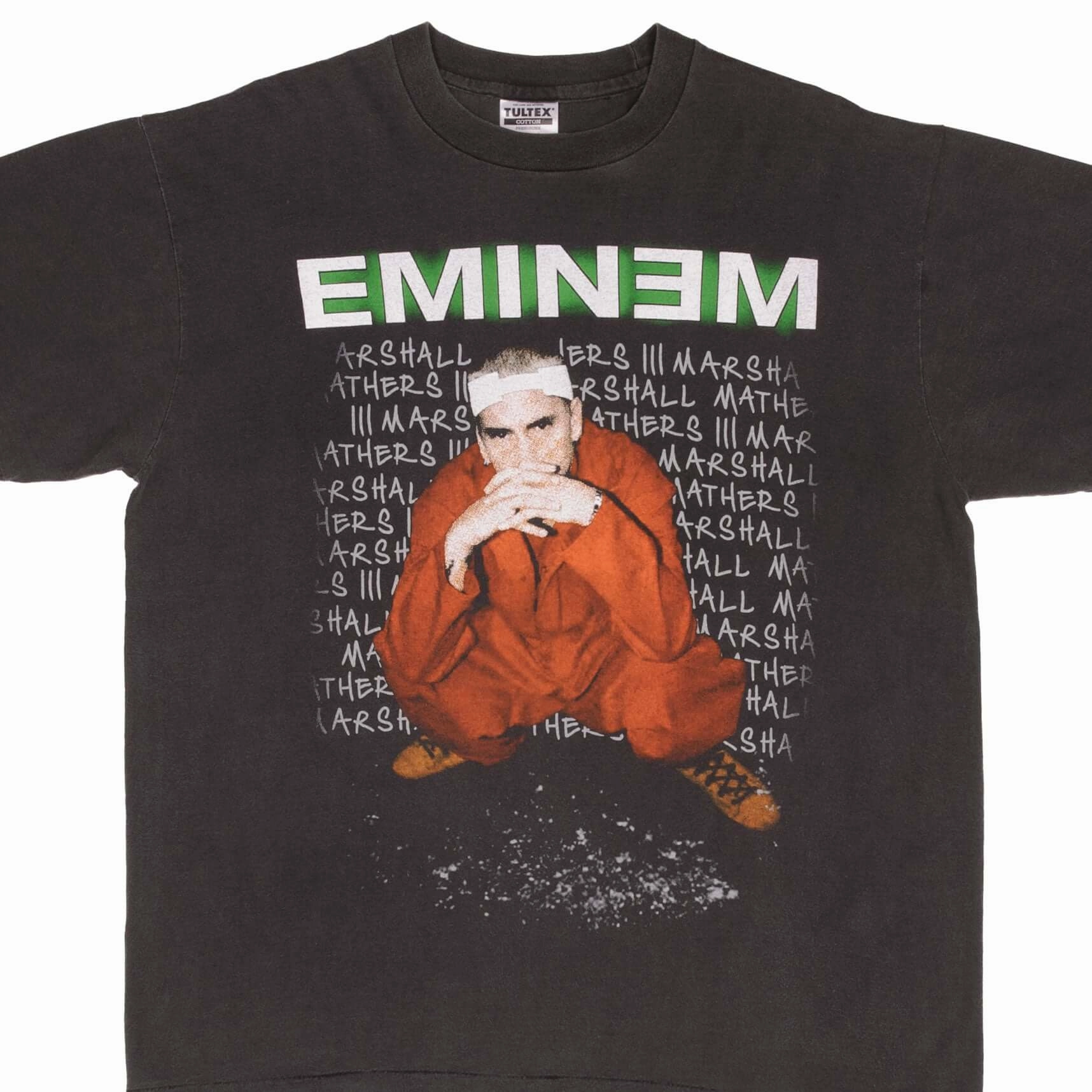 BOOTLEG RAP TEE SHIRT EMINEM CRIMINAL TOUR 2000 SIZE XL SINGLE STITCH Trendy Top