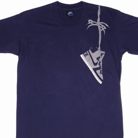 VINTAGE NIKE AIR JORDAN THE SHOULDER TEE SHIRT 1980S LARGE MADE IN USA Job Interview