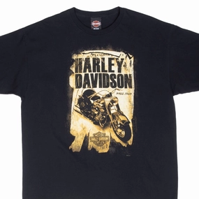 VINTAGE HARLEY DAVIDSON RAMSTEIN AIR BASE GERMANY TEE SHIRT XL Bold Style Oeko Tex Certified