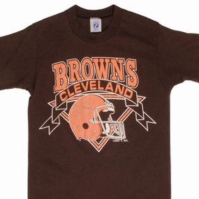 Best Seller MultipurposeCuffs VINTAGE NFL BROWNS TEE SHIRT 1980S SIZE SMALL MADE IN USA