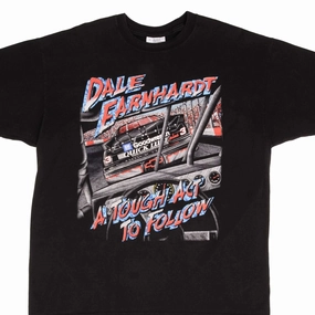 Chic and Soft Active Trend Look VINTAGE NASCAR DALE EARNHARDT 1990S TEE SHIRT SIZE LARGE MADE IN USA