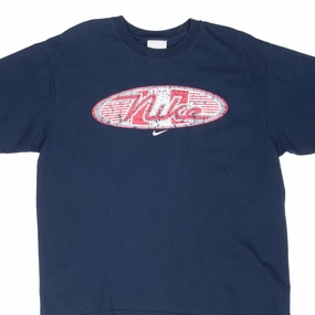 Modern innovation Seasonal Smart VINTAGE NIKE SPELLOUT NAVY BLUE TEE SHIRT 2000S LARGE