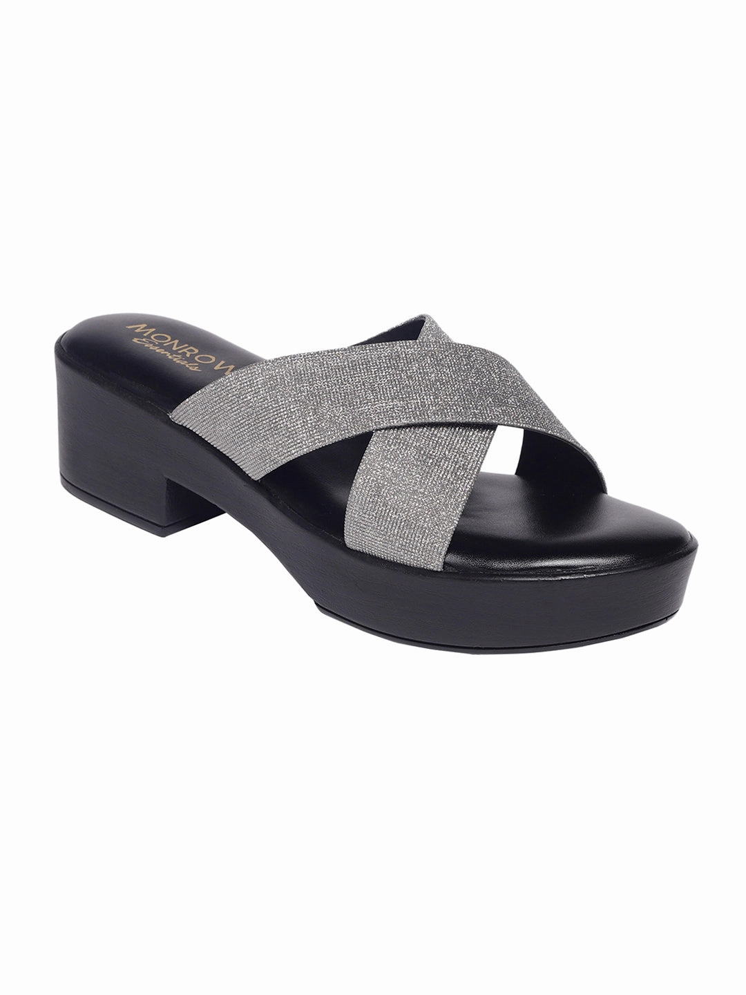 Wide toe box youth appeal Baylin Gun Metal Platform Heels