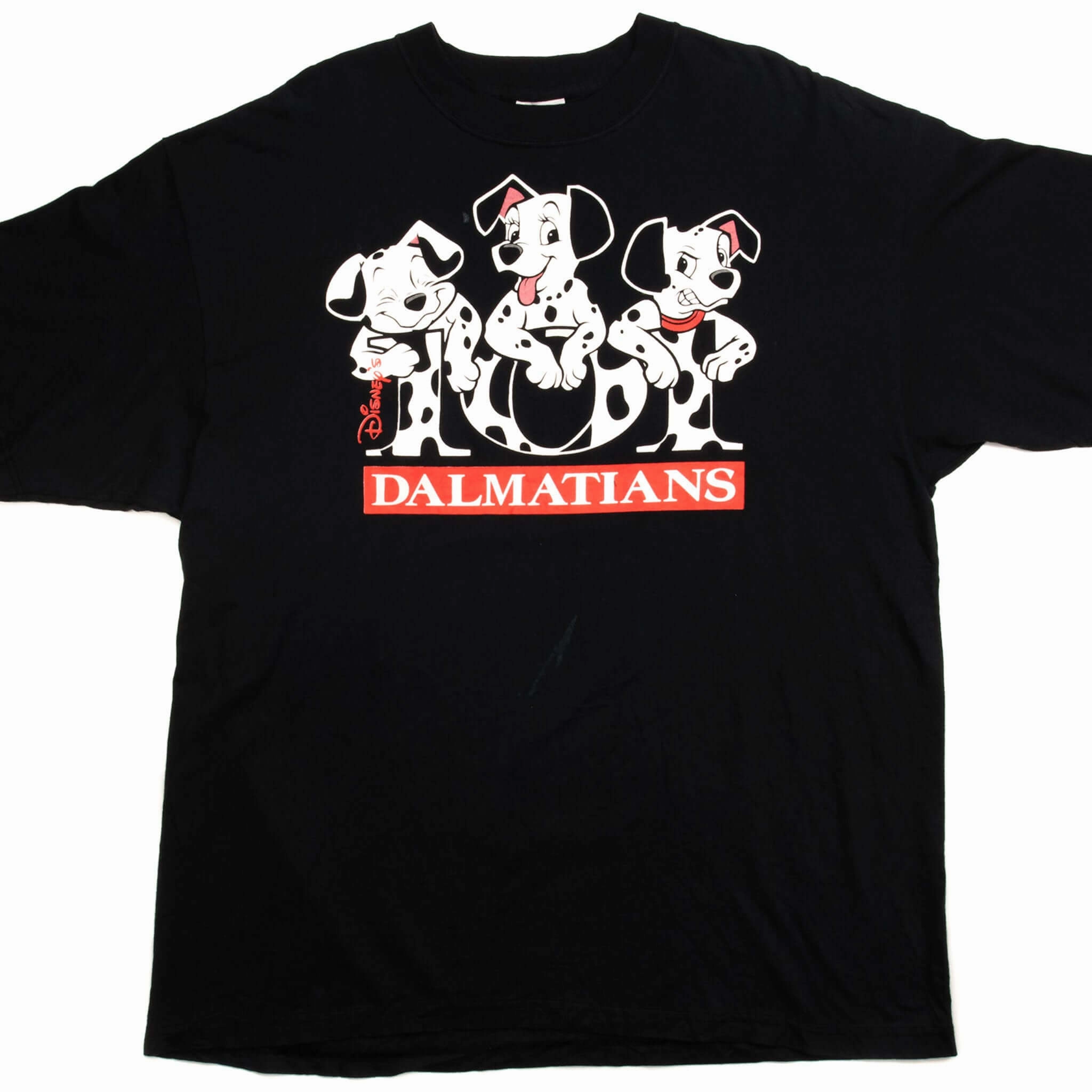 VINTAGE DISNEY 101 DALMATIANS TEE SHIRT SIZE XL Floral Print