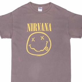 VINTAGE NIRVANA 1992 TEE SHIRT 2000S SIZE MEDIUM Sport Wear Soft Touch Texture