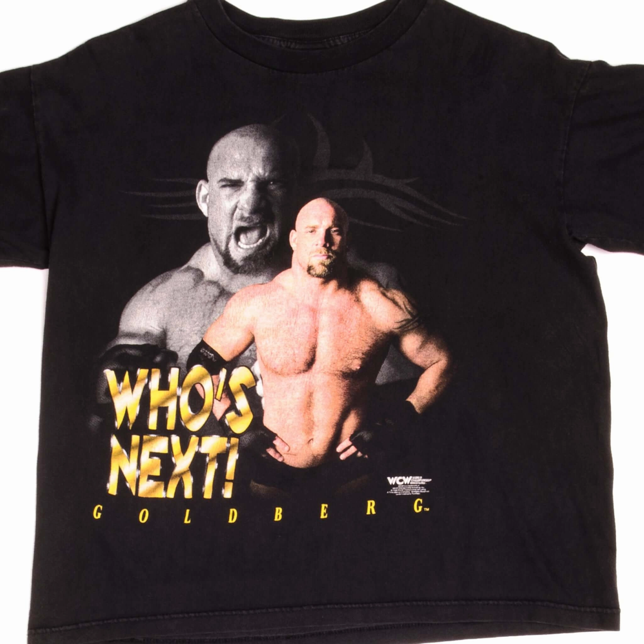 VINTAGE WRESTLING GOLDBERG TEE SHIRT 1998 SIZE MEDIUM Active Layer