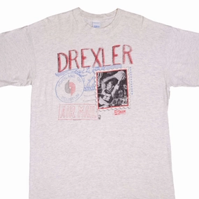 Urban Fashion VINTAGE NBA CLYDE DREXLER PORTLAND OREGON TEE SHIRT 1990 SIZE XL