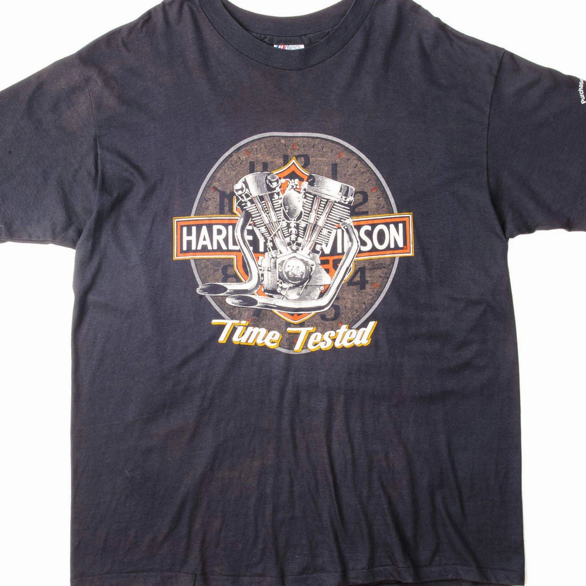 Comfort Wearable VINTAGE HARLEY DAVIDSON TEE SHIRT SIZE XL MADE IN USA