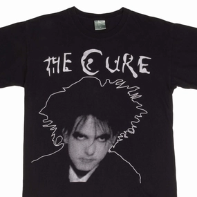 Timeless Top VINTAGE BOOTLEG THE CURE NORTH AMERICA TOUR TEE SHIRT SIZE MEDIUM