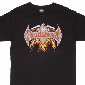 Roomy Comfort GarmentDyedTexture VINTAGE HARLEY DAVIDSON COLUMBIA SC TEE SHIRT 2006 SIZE LARGE