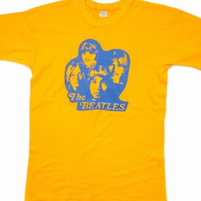 Reinforced Neckline VINTAGE THE BEATLES TEE SHIRT SIZE SMALL MADE IN USA 1970s
