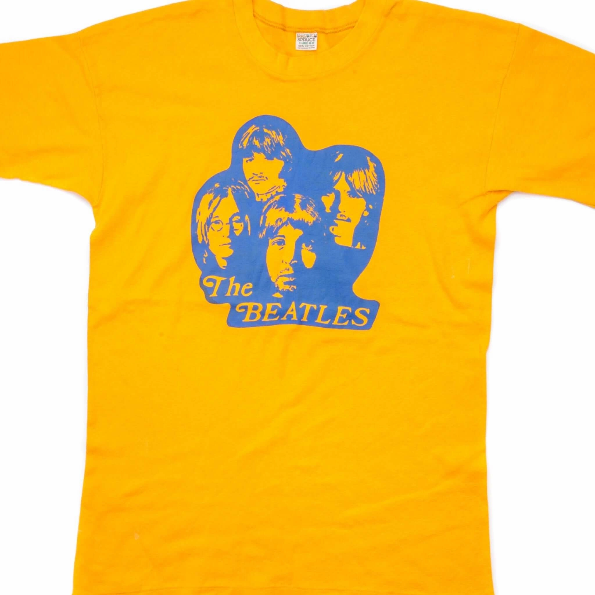Reinforced Neckline VINTAGE THE BEATLES TEE SHIRT SIZE SMALL MADE IN USA 1970s