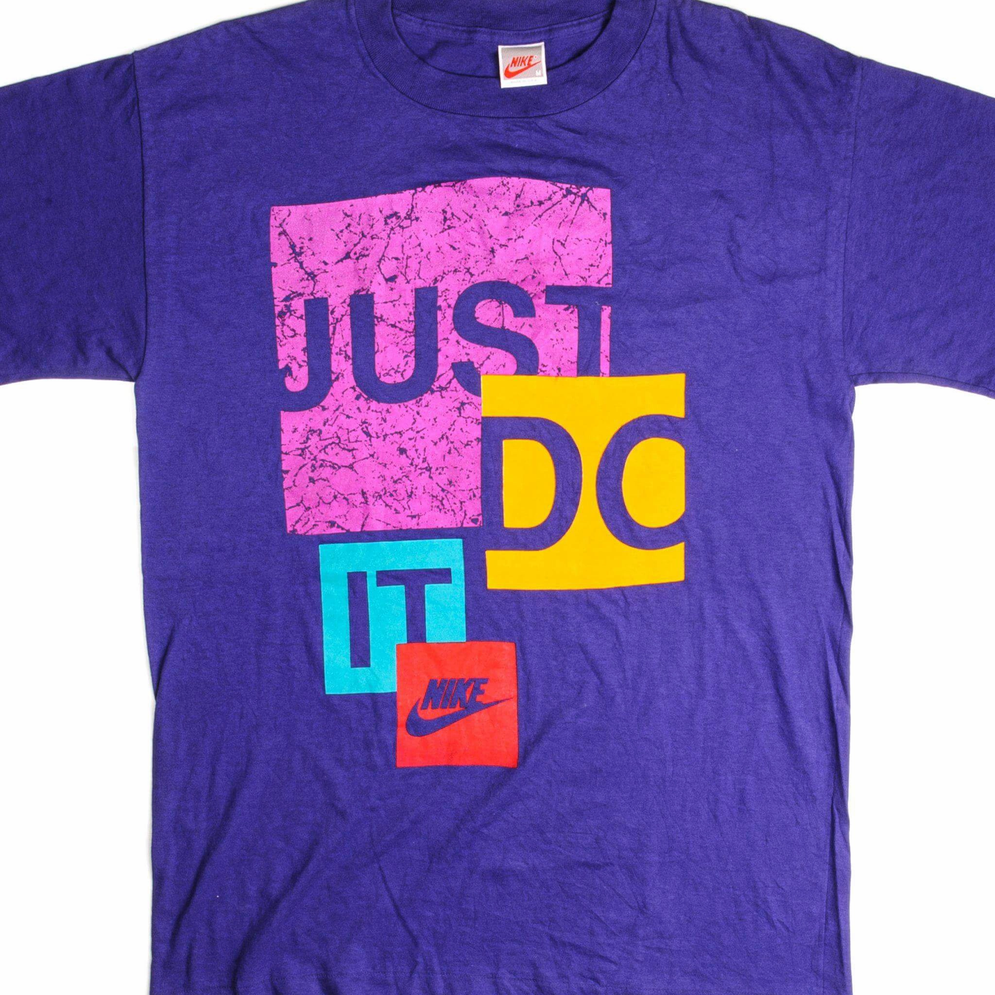 VINTAGE NIKE TEE SHIRT 1987-1994 SIZE MEDIUM MADE IN USA Fashionable Ease Polka Dot Pattern