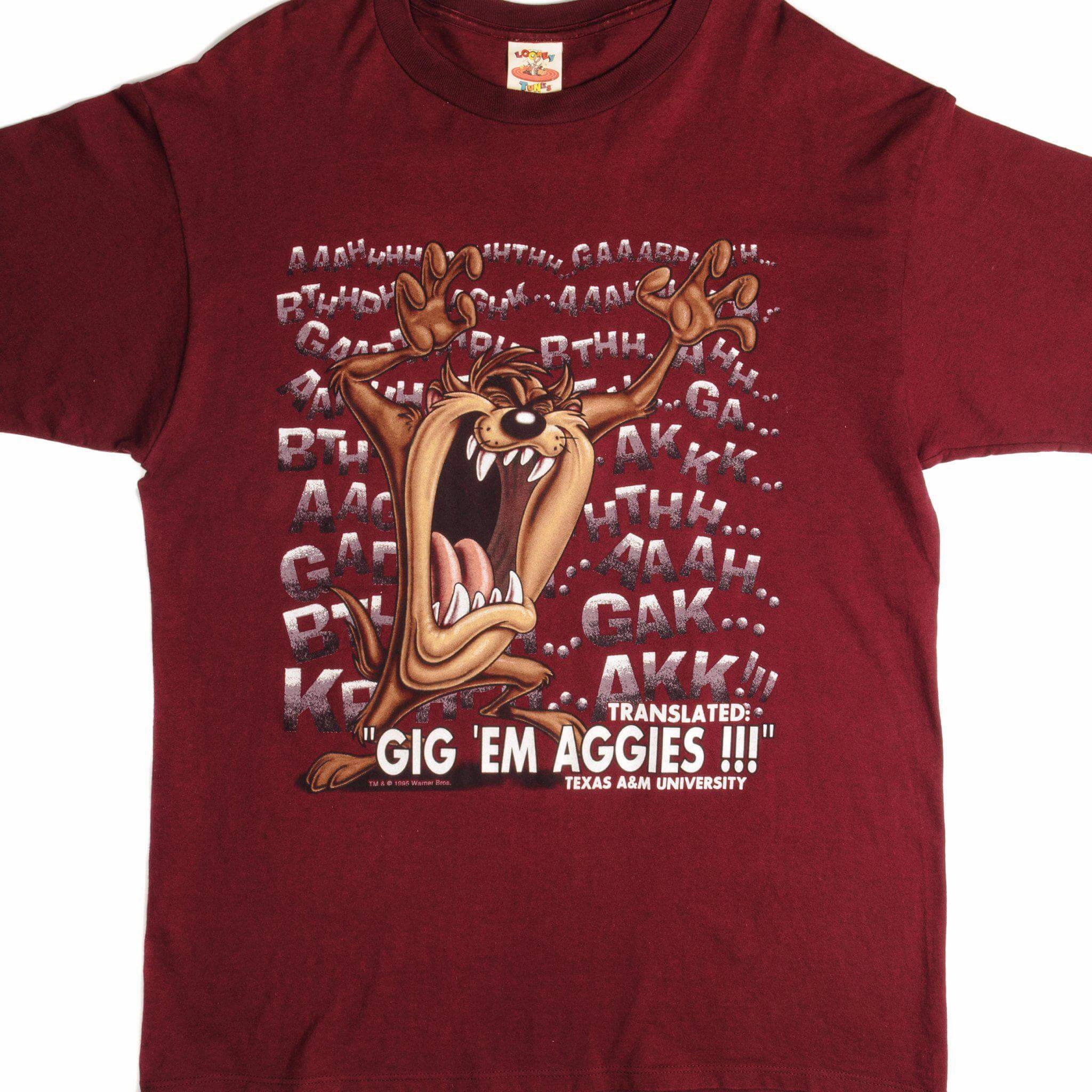 Sport Performance VINTAGE LOONEY TUNES TAZ TEE SHIRT 1995 SIZE XL MADE IN USA